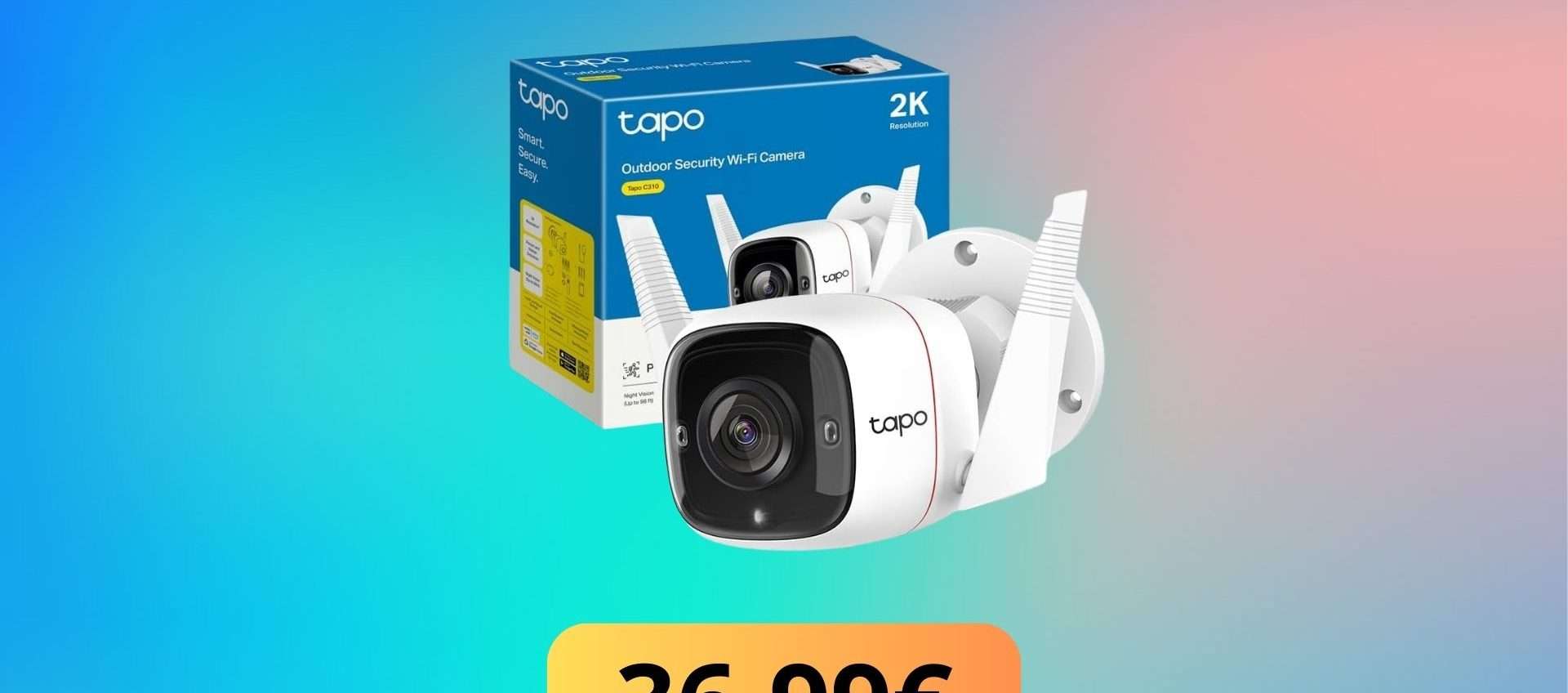 TP-Link Tapo C310: sicurezza domestica ad un prezzo wow