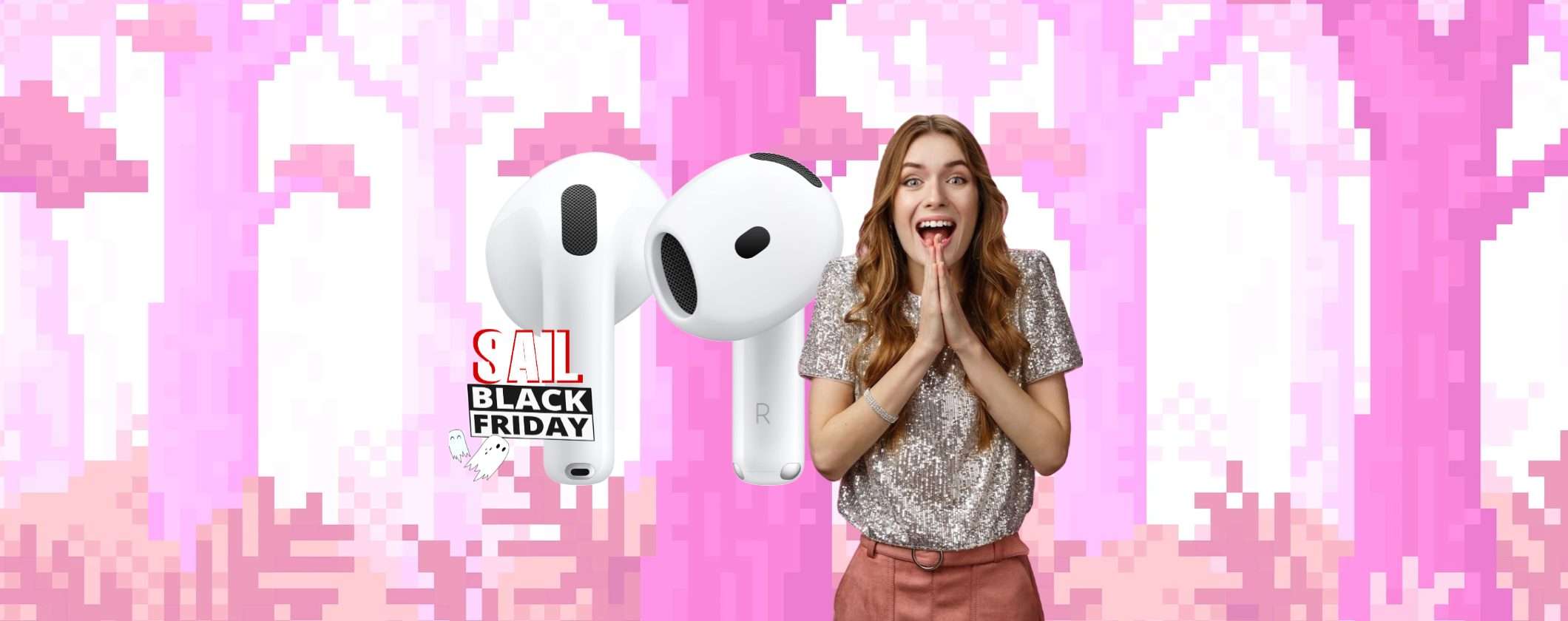 Apple AirPods 4 in regalo l'ultimo giorno di Black Friday Amazon