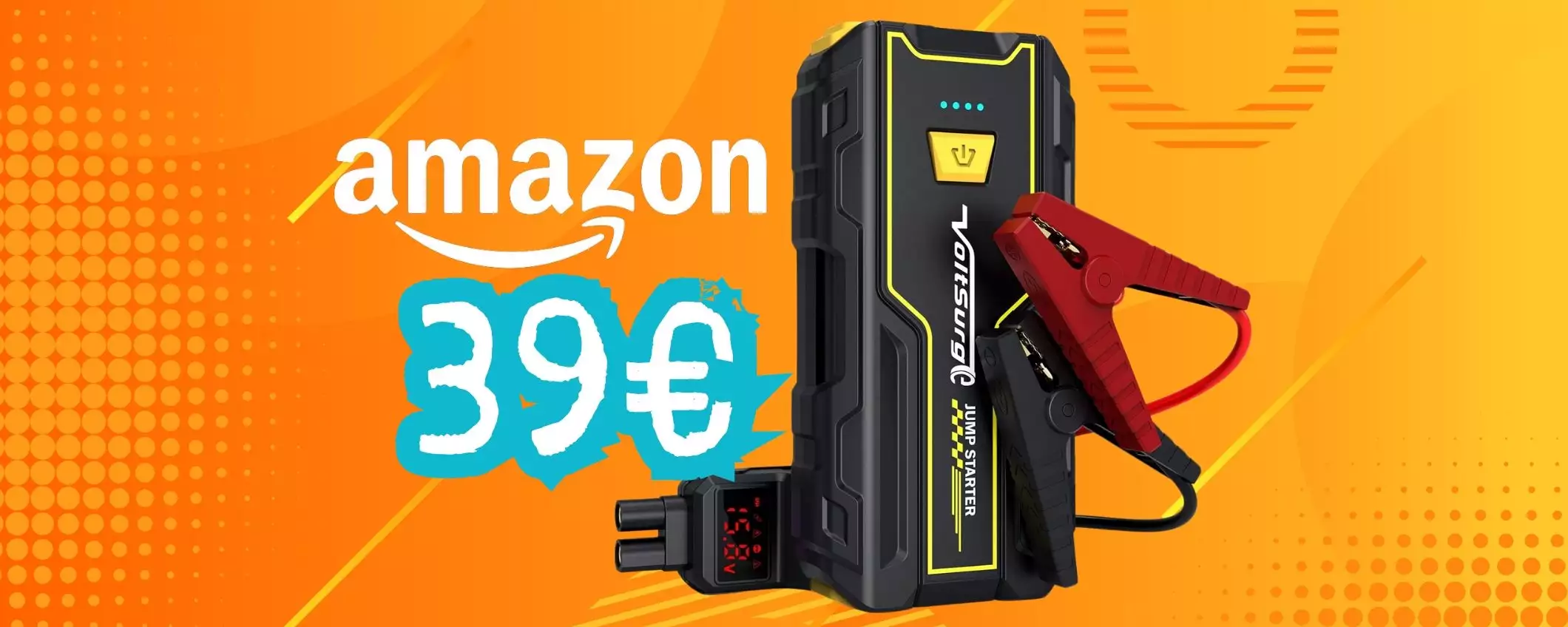 Avviatore di emergenza per batteria auto 3 in 1 oggi a soli 39€ su Amazon