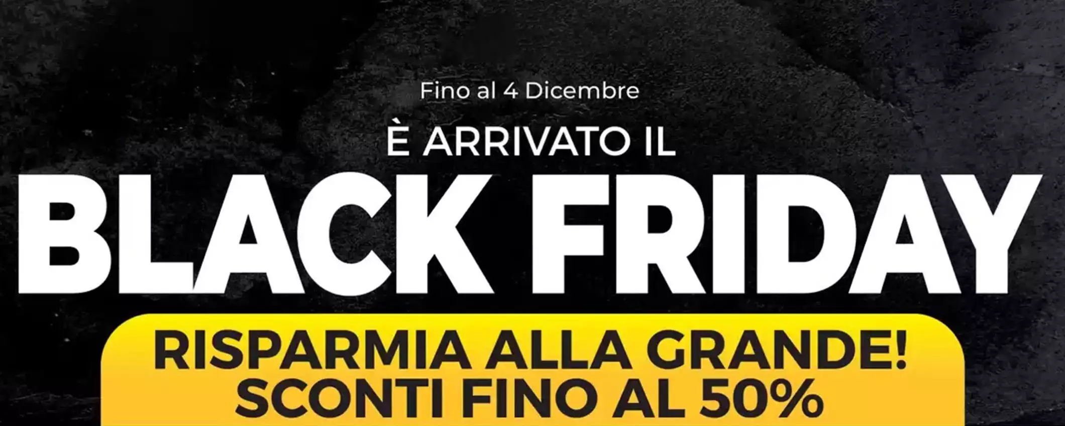 Volantino Sinergy, ultimo colpo di coda del Black Friday: fino al 50% di sconto