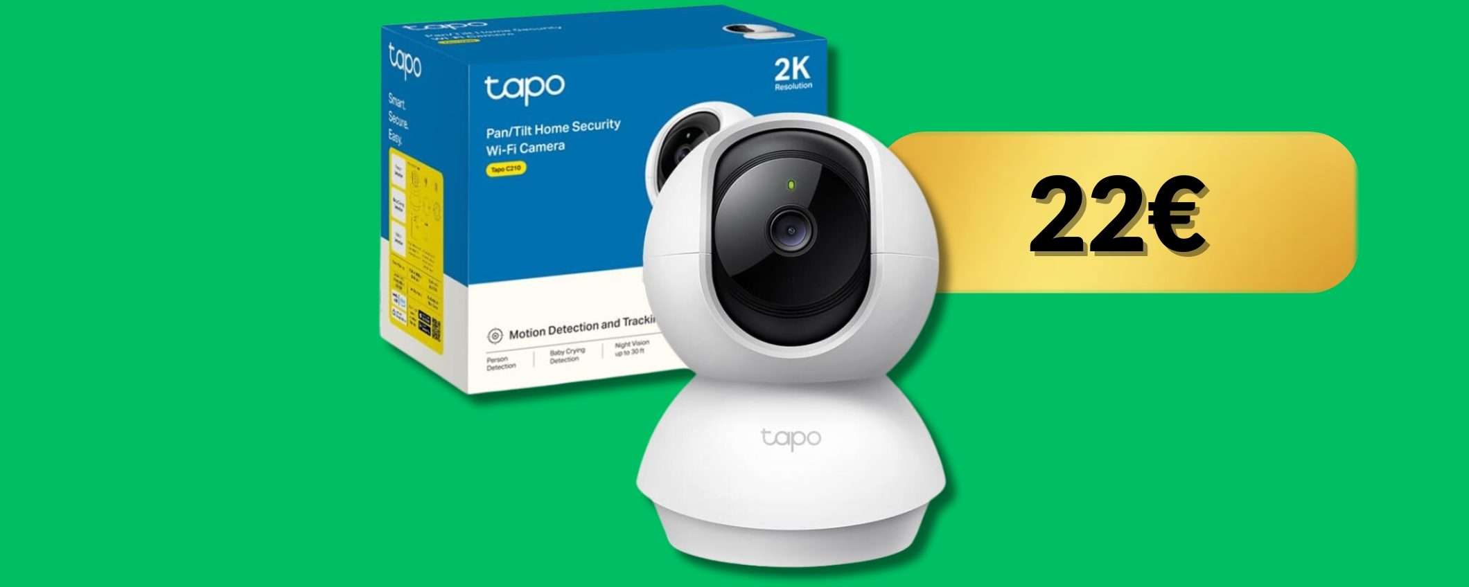 Tapo C210 è la telecamera WiFi che diventa la tua Guardia personale