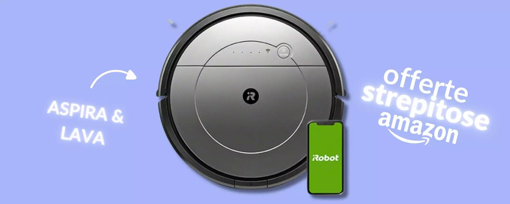 iRobot Roomba Combo è l'aiutante da avere in casa: aspira e lava (-32%)