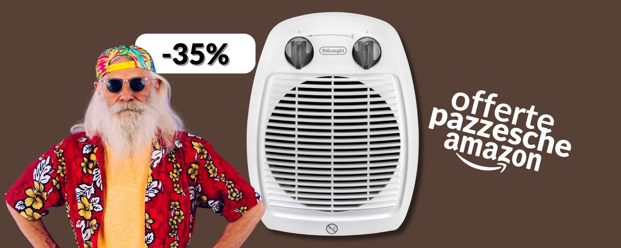 Riscaldati nelle giornate più fredde con questo termoventilatore da 22€