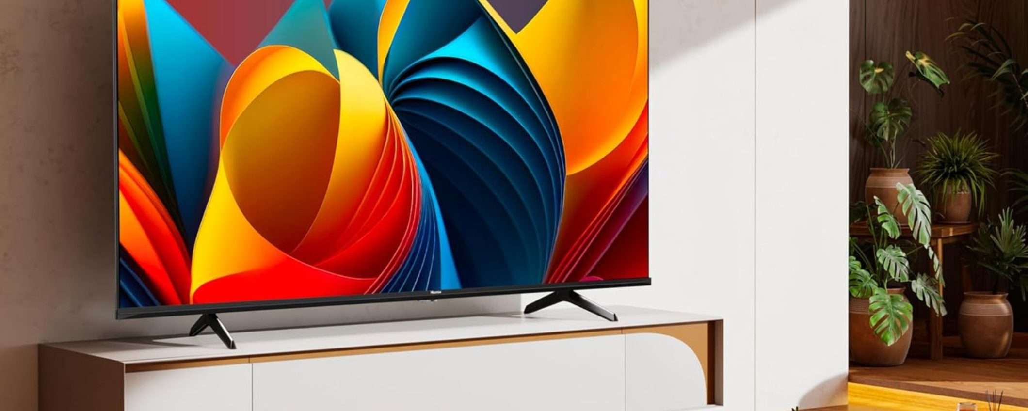 Dolby Vision, HDR10+ e design PREMIUM: -13% per la smart TV Hisense 4K da 65