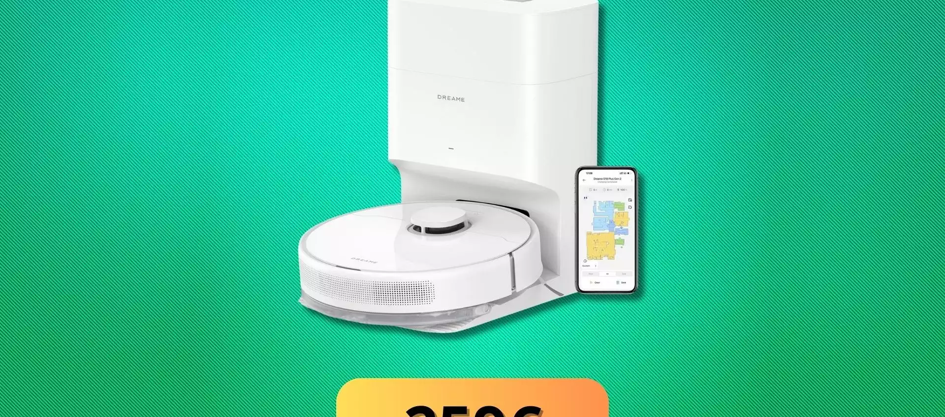 Dreame D10 Plus Gen 2: aspirapolvere e lavapavimenti con svuotamento automatico a soli 259€