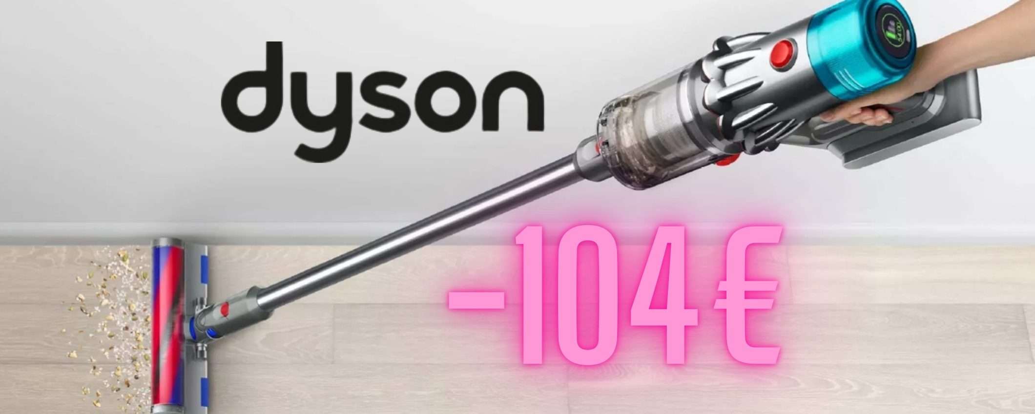 Dyson V12 Origin: una bestia di aspirapolvere con risparmio di 104€