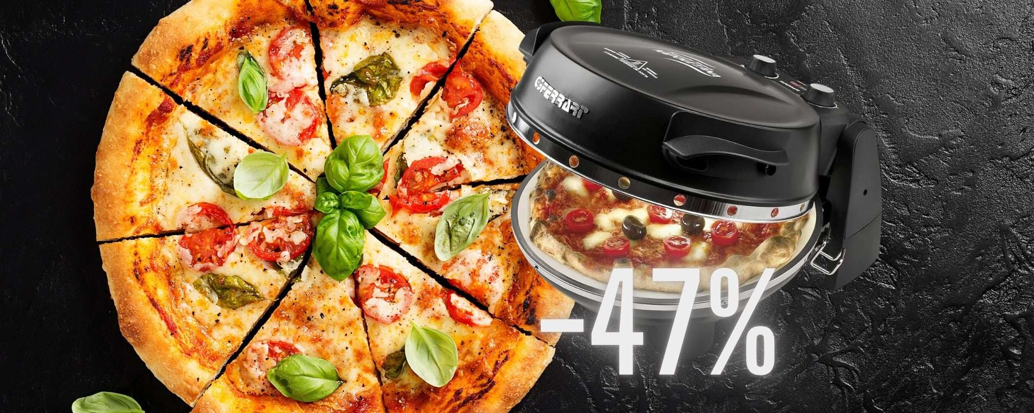 G3 Ferrari G10032: il forno per la pizza a casa in 5 minuti come in pizzeria (-47%)