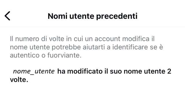 Come controllare quando un utente su Instagram cambia nome