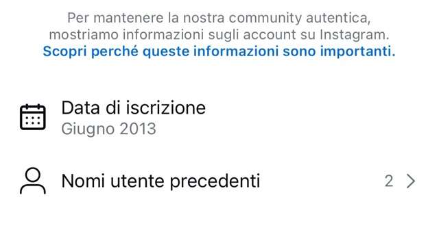 Instagram: i dettagli di un profilo