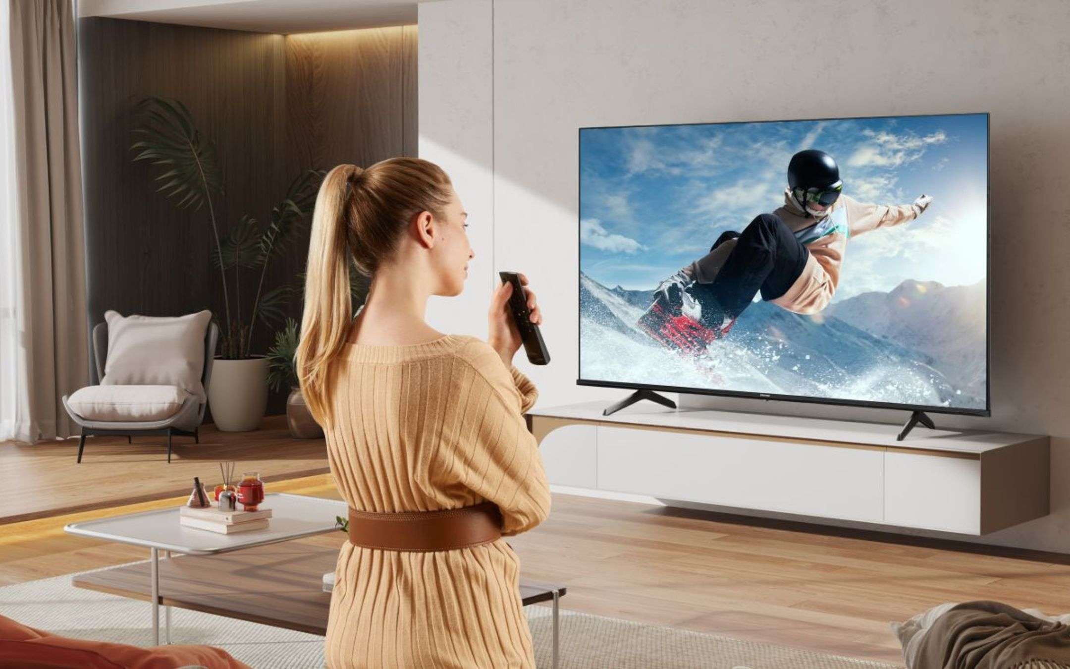 smart TV Hisense QLED 43" amazon