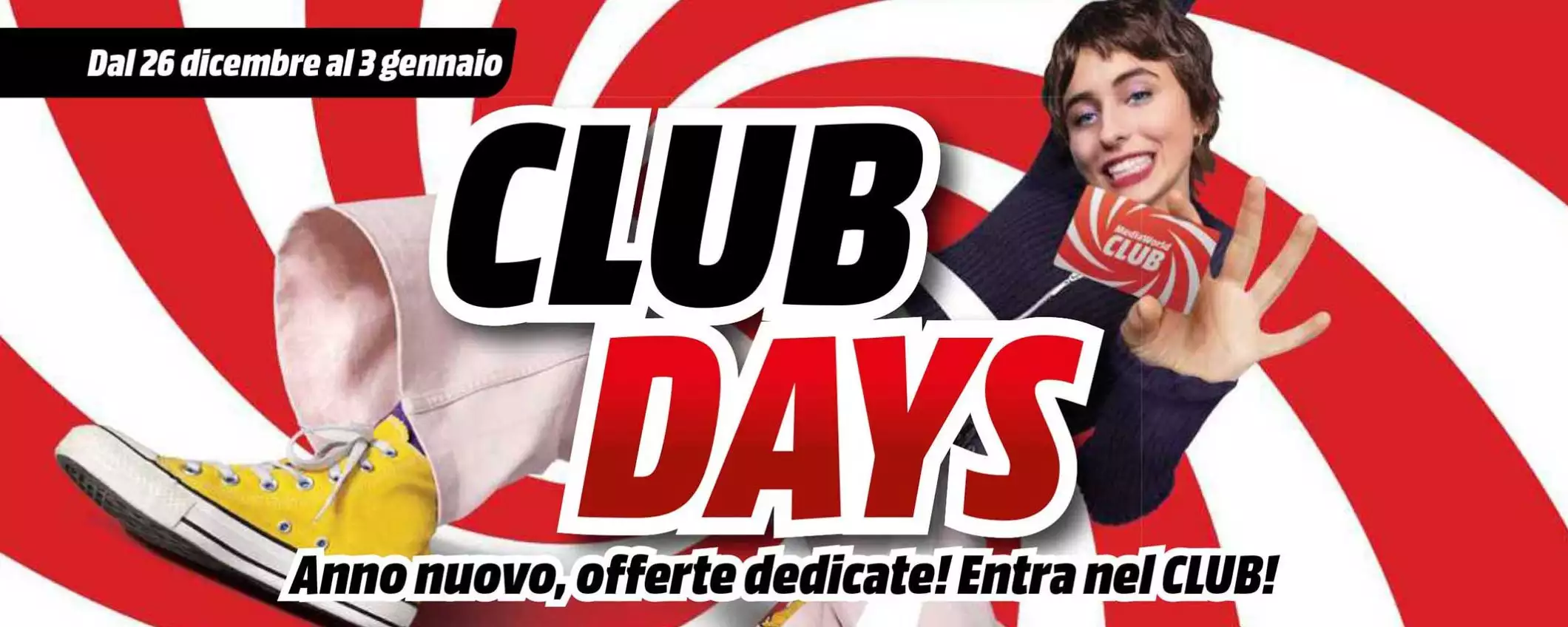 Volantino MediaWorld, ci sono i CLUB DAYS: le migliori offerte