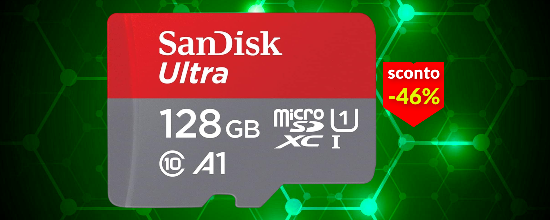 MicroSD SanDisk 128GB a soli 16€: è la più veloce spendendo così poco