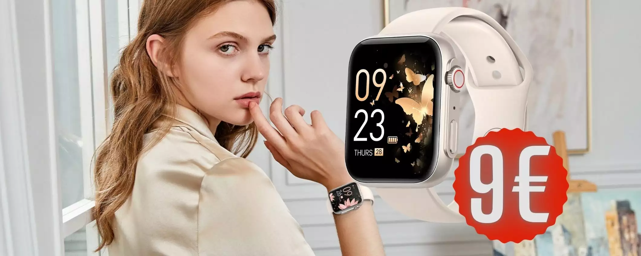 Offerta folle di Amazon: solo 9€ per questo smartwatch con microfono