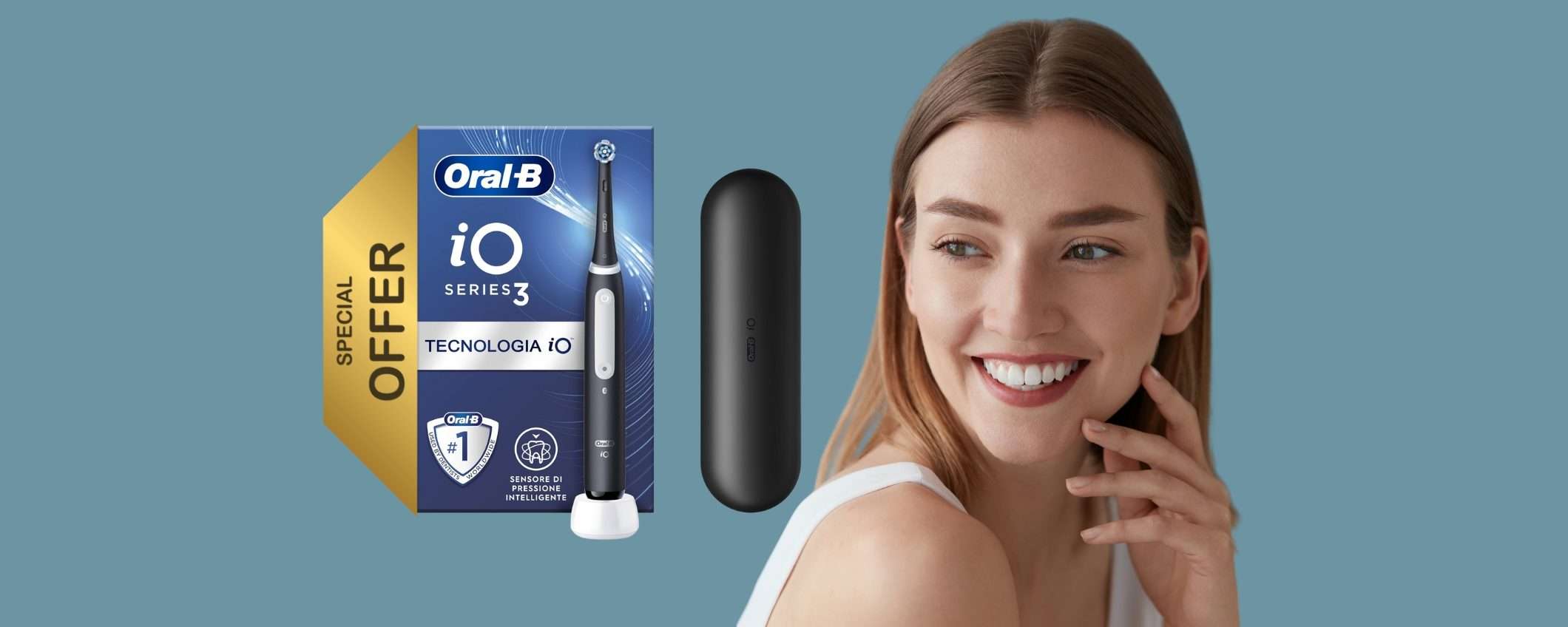 Oral-B iO 3 per avere denti bianchissimi in sole 2 settimane (offerta a tempo)