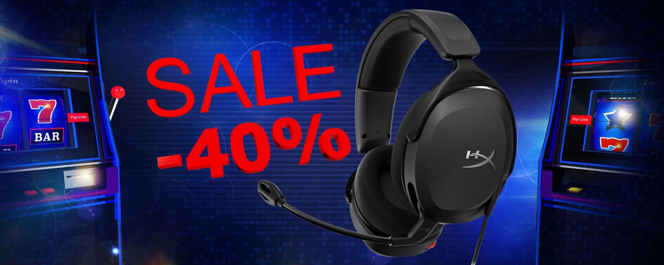 Solo 29€ per le mitiche cuffie da gaming HyperX Cloud Stinger II Core