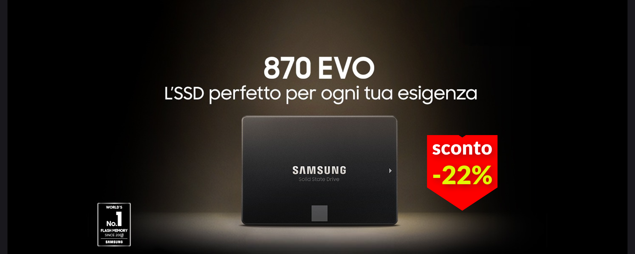 SSD Samsung a meno di 50€: nessun errore di prezzo ma restano poche unità