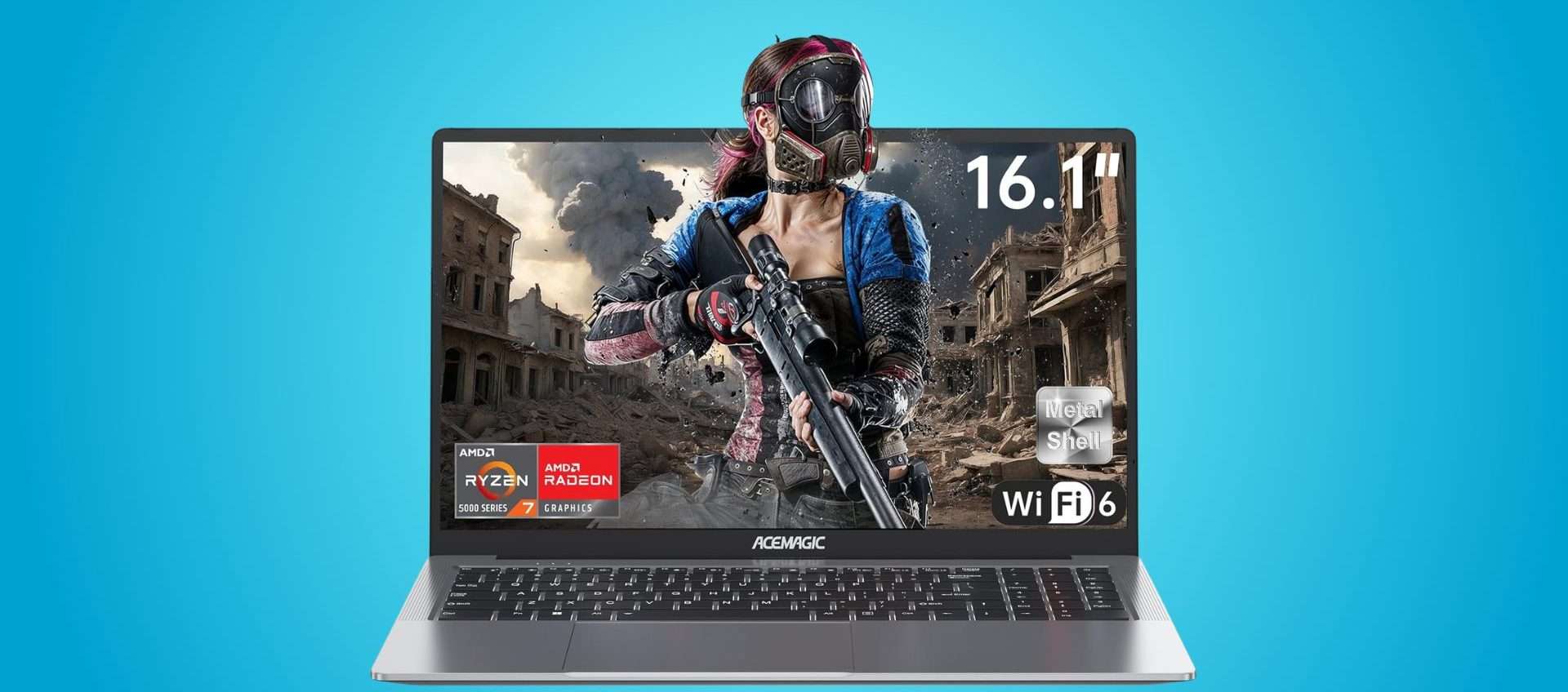 Laptop con Windows 11 e AMD Ryzen 7: il prezzo crolla a soli 459€