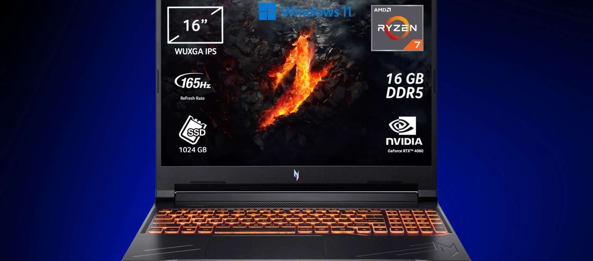 Acer Nitro V 16 a 999€: il notebook gaming con RTX 4060 crolla di prezzo