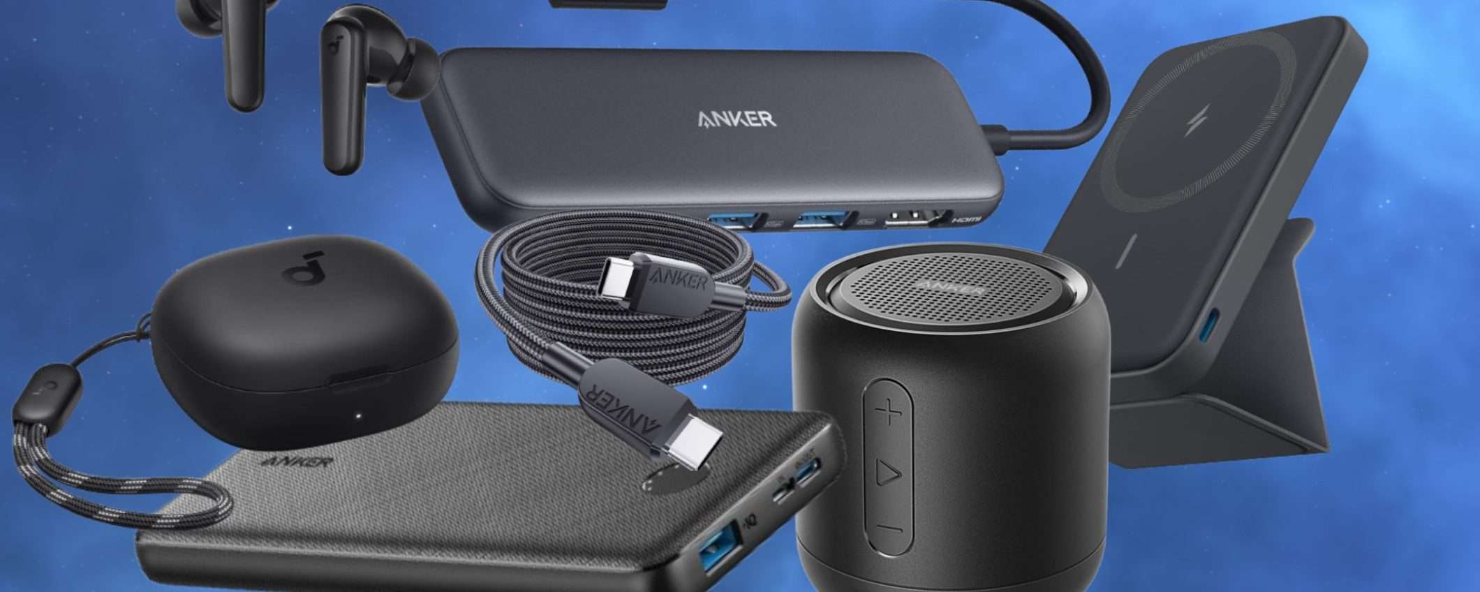 Anker è impazzita: SVUOTATUTTO su Amazon incredibile (tutto da 6€ a 32€)