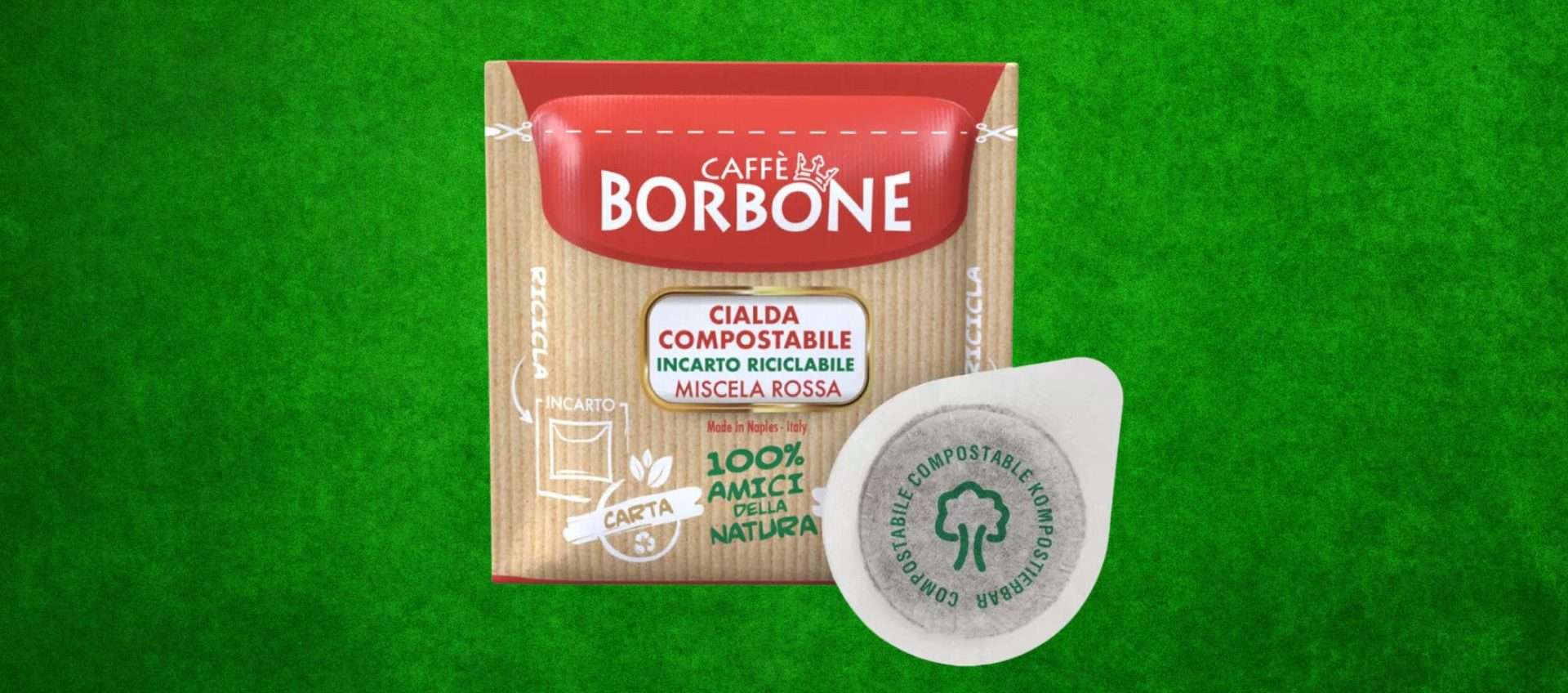 300 cialde caffè Borbone miscela rossa, offerta folle: prezzo da svendita totale