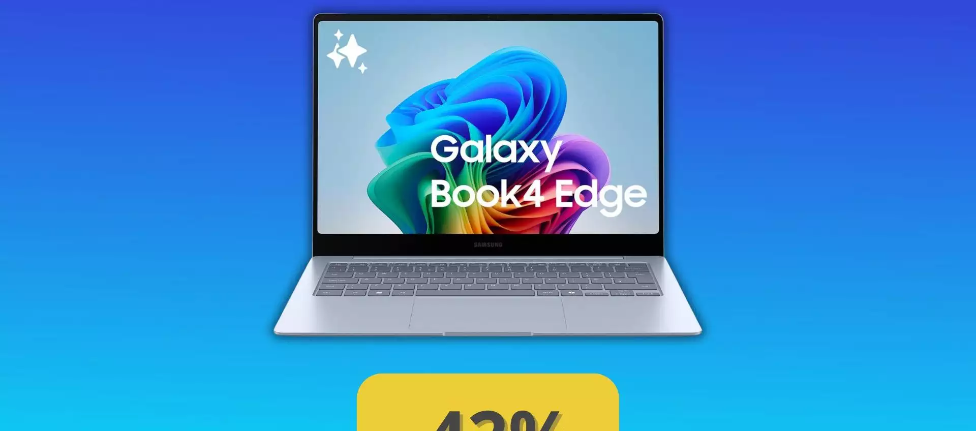 Samsung Galaxy Book 4 Edge: il laptop premium in super sconto su Amazon