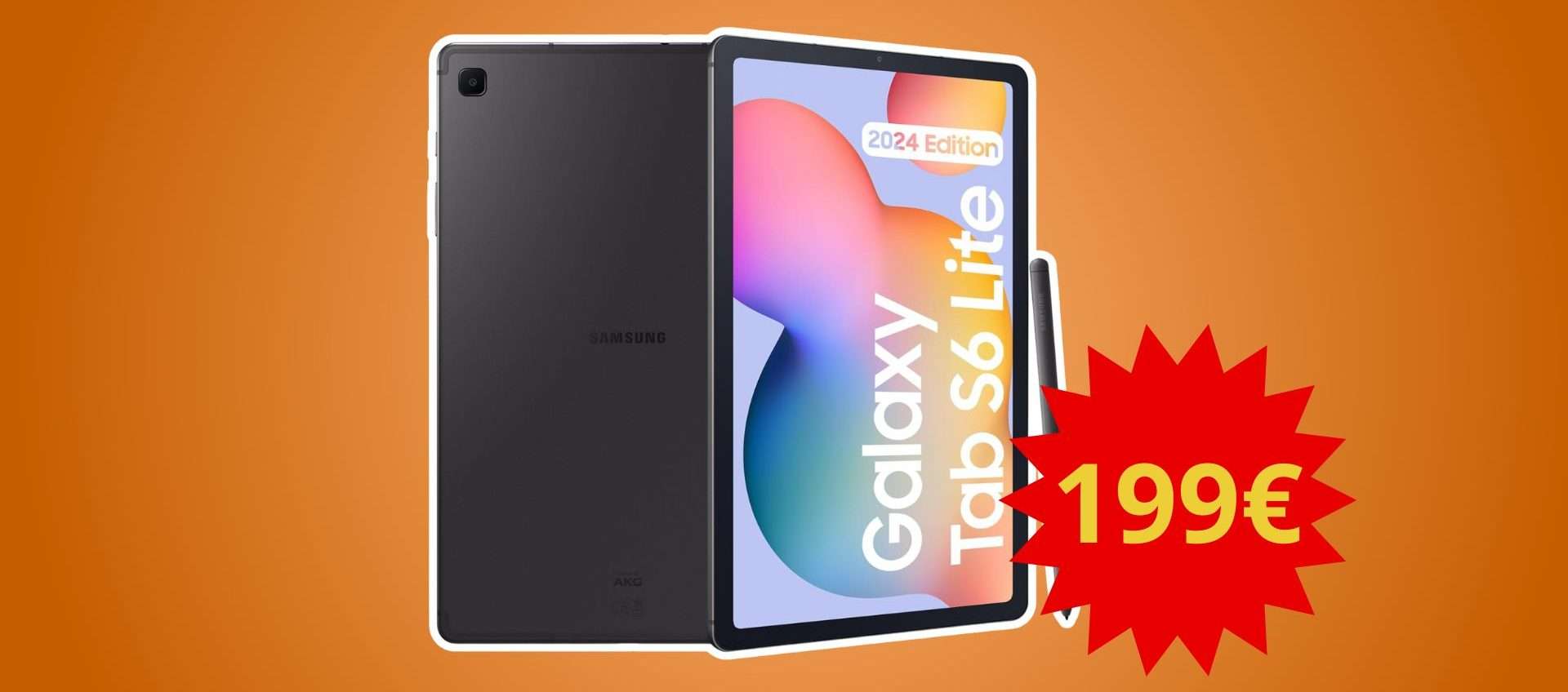 Samsung Galaxy Tab S6 Lite, che best buy! Il prezzo crolla sotto i 200€