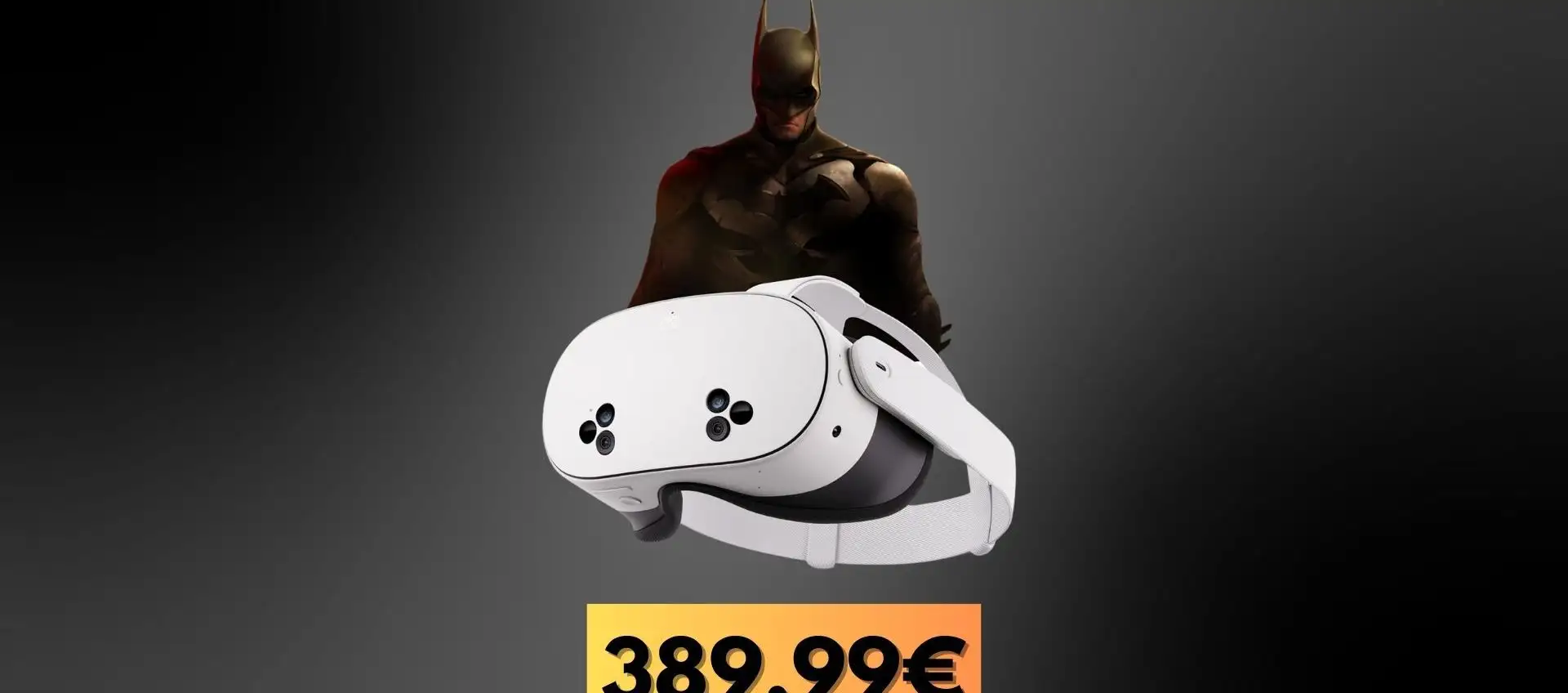 Meta Quest 3S da 256 GB: prezzo da sogno e Batman: Arkham Shadow in omaggio