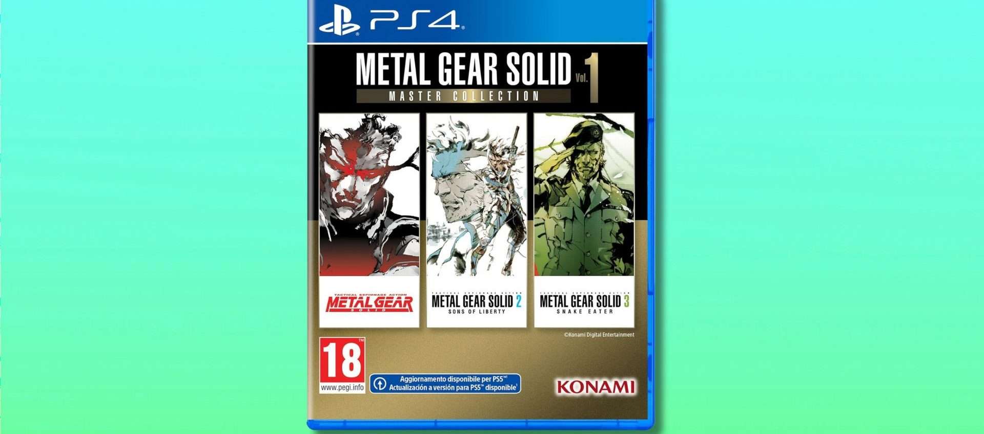 Metal Gear Solid Master Collection Vol. 1 (PS4) a soli 37,73€: non ci sono più scuse