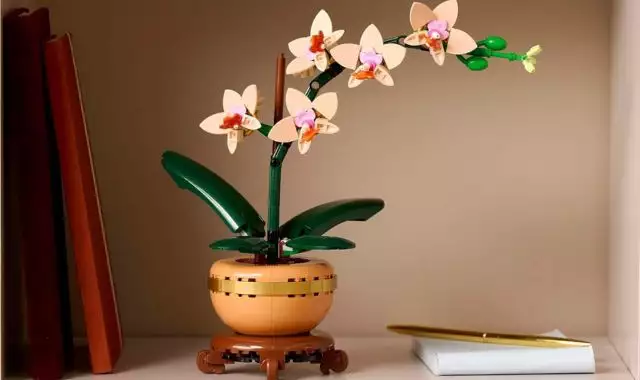 Mini orchidea LEGO