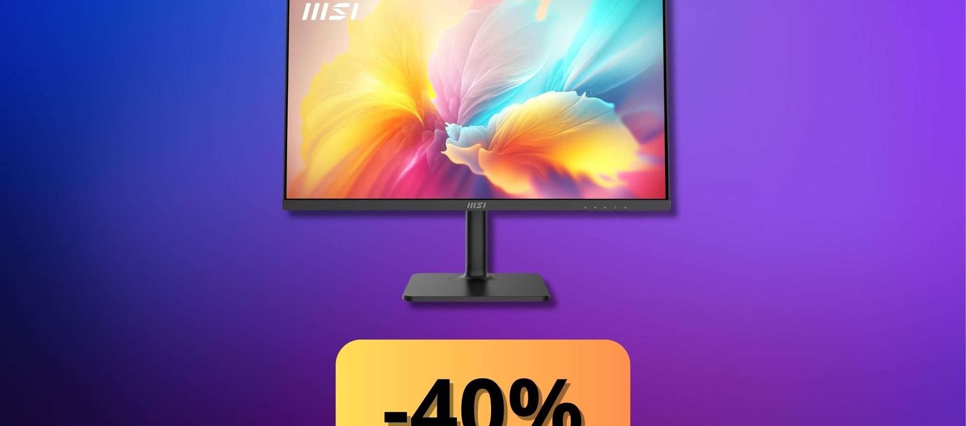 Monitor MSI in super offerta: meno di 150€ grazie all'imperdibile sconto del 40%