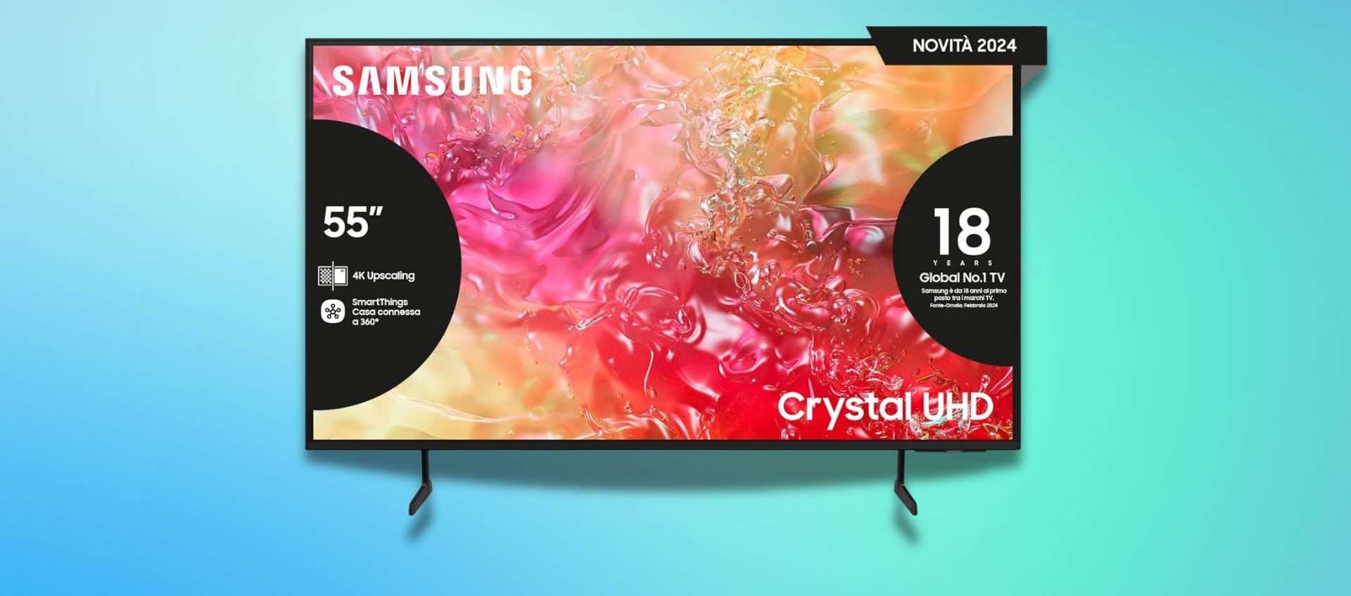 Ultime scorte rimaste: Smart TV Samsung 4K da 55