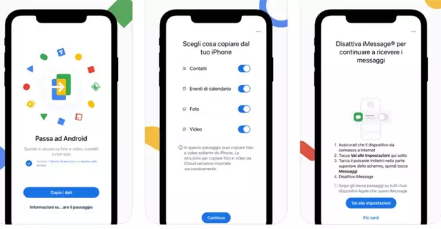 Come trasferire i contatti da iPhone ad Android in modalità wireless