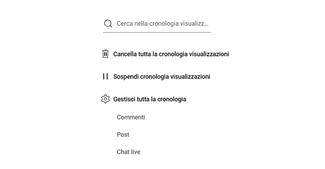 Eliminare o disattiva la cronologia delle visualizzazioni su YouTube