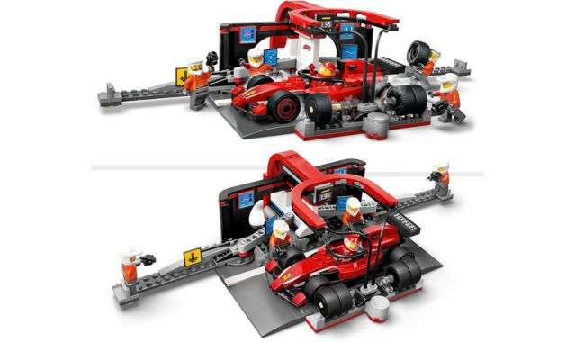 Set LEGO City Pit Stop F1 Ferrari