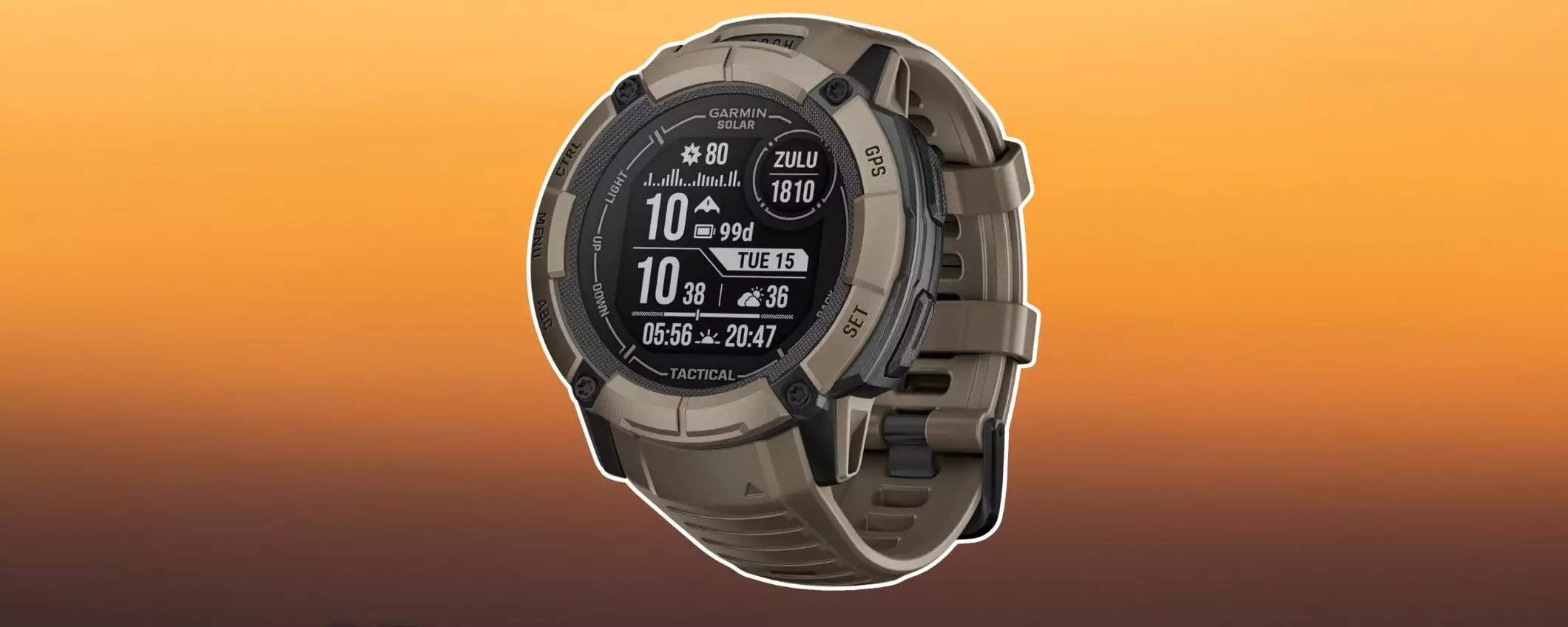 Smartwatch Garmin con RICARICA SOLARE in maxi sconto su Amazon