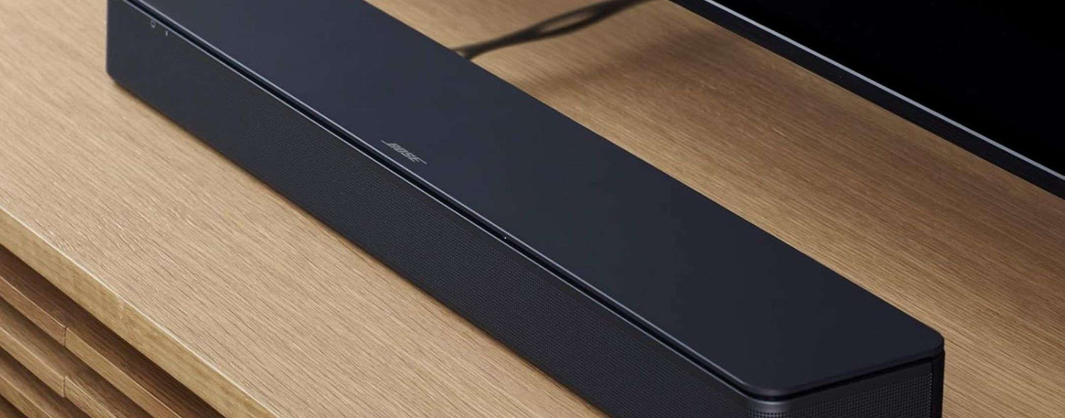 Cinema a casa con la soundbar Bose ad un prezzo SENZA SENSO su Amazon