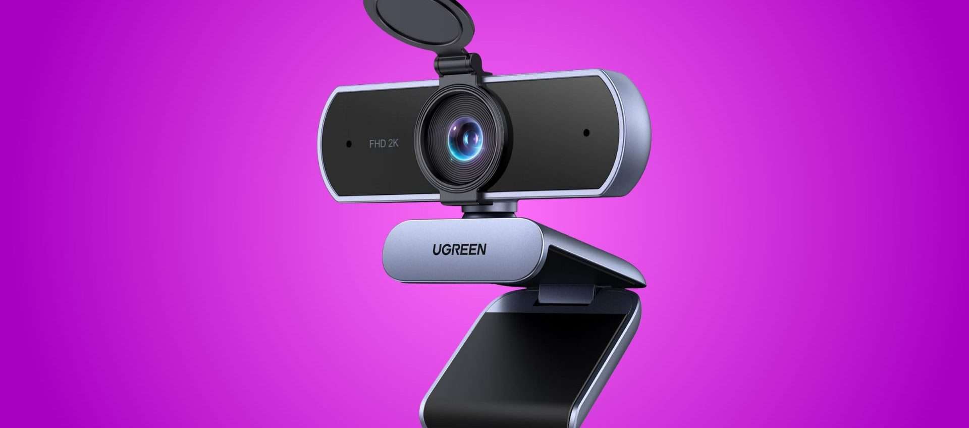 Webcam Ugreen 2K Full HD, che prezzo! Oggi a soli 27€