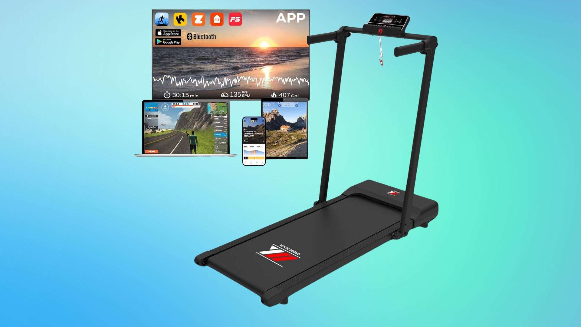 YM Tapis Roulant Elettrico NEXT 1000: compatto e versatile, ora ad un super prezzo