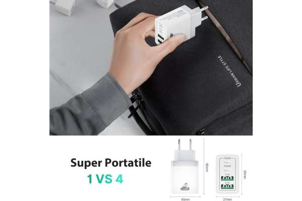 caricatore-usb-40w-super-veloce-con-4-porte