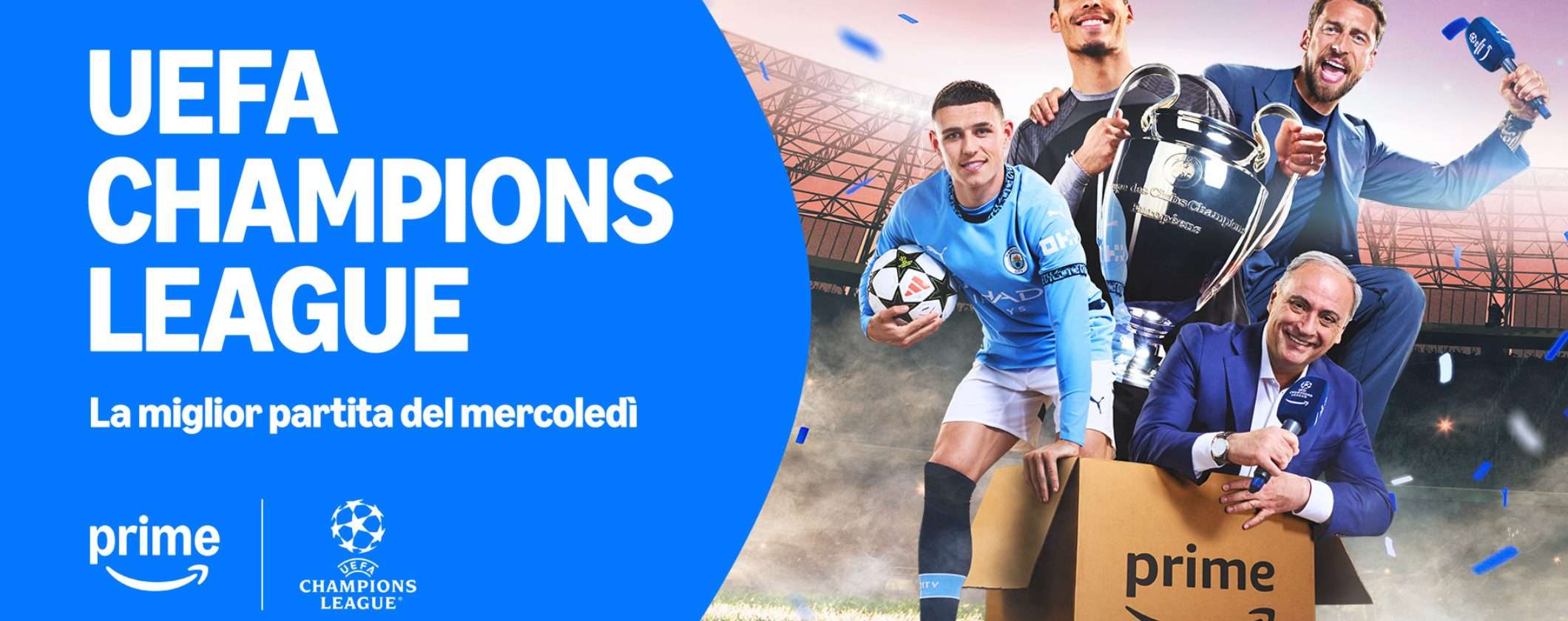 Champions League: Amazon annuncia la prossima partita trasmessa su Prime Video