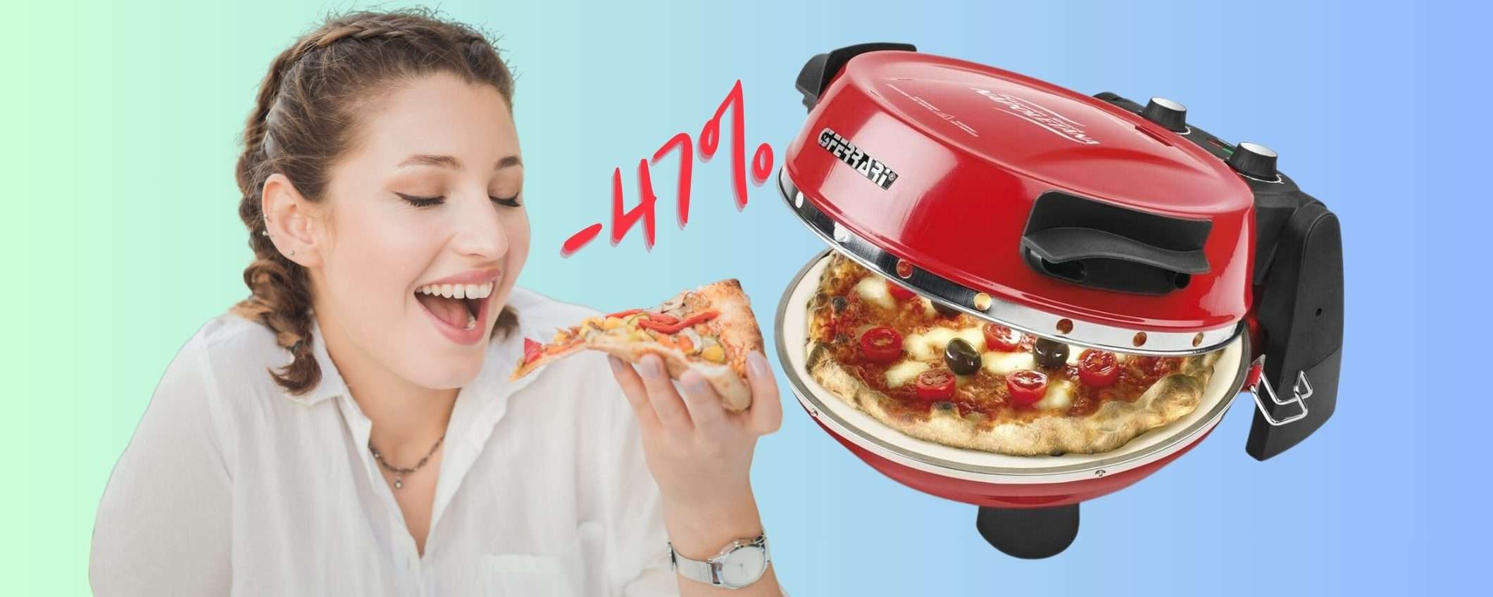 Con il fornetto G3 Ferrari G10032 fai la pizza buonissima in un attimo (-47%)