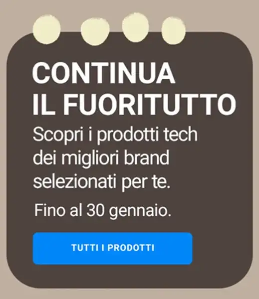 continua il fuoritutto unieuro offerte