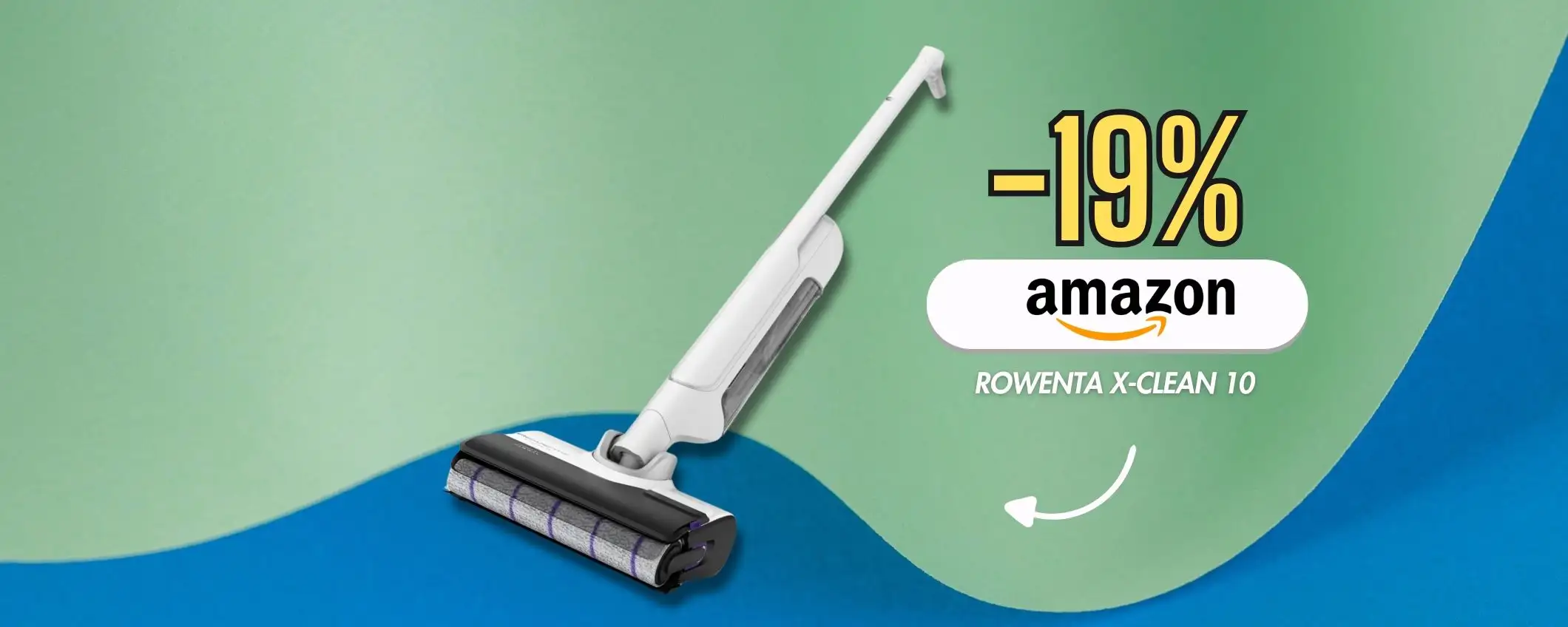 Rowenta X-Clean 10: ottieni pavimenti lucenti senza sforzi (-19%)