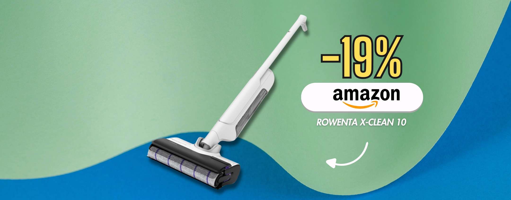 Rowenta X-Clean 10: ottieni pavimenti lucenti senza sforzi (-19%)