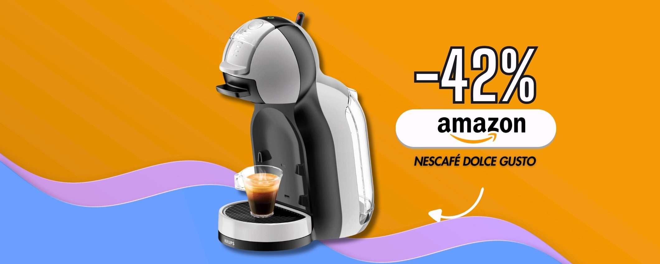 Nescafé Dolce Gusto Mini Me: caffè e bibite da leccarsi i baffi (-42%)