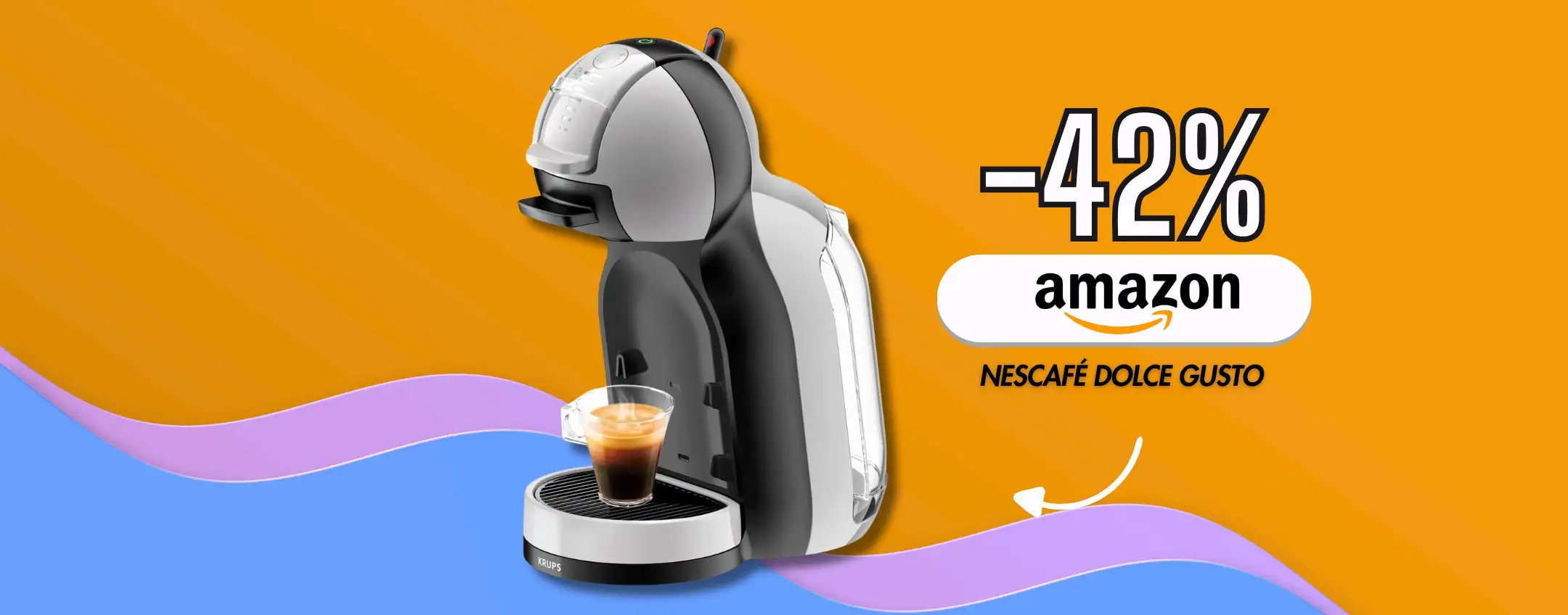 Nescafé Dolce Gusto Mini Me: caffè e bibite da leccarsi i baffi (-42%)