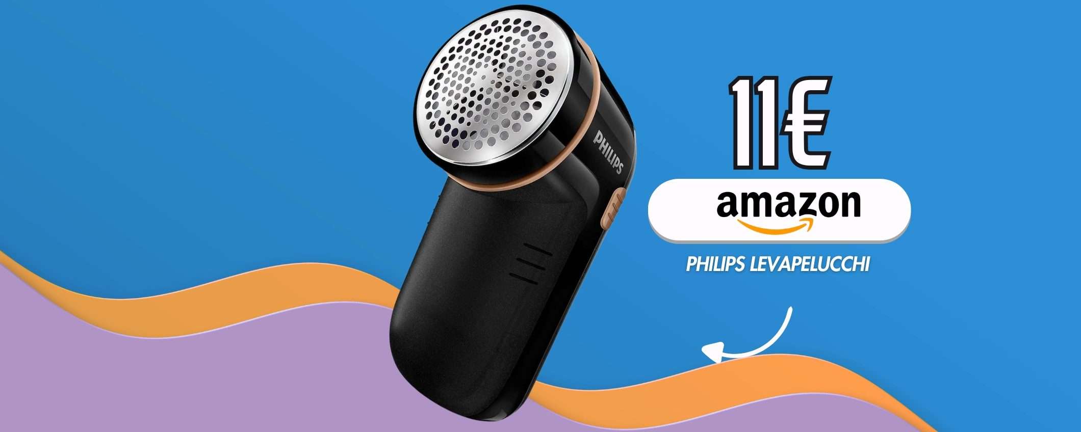 Immancabile nell'armadio, il levapelucchi di Philips torna in sconto