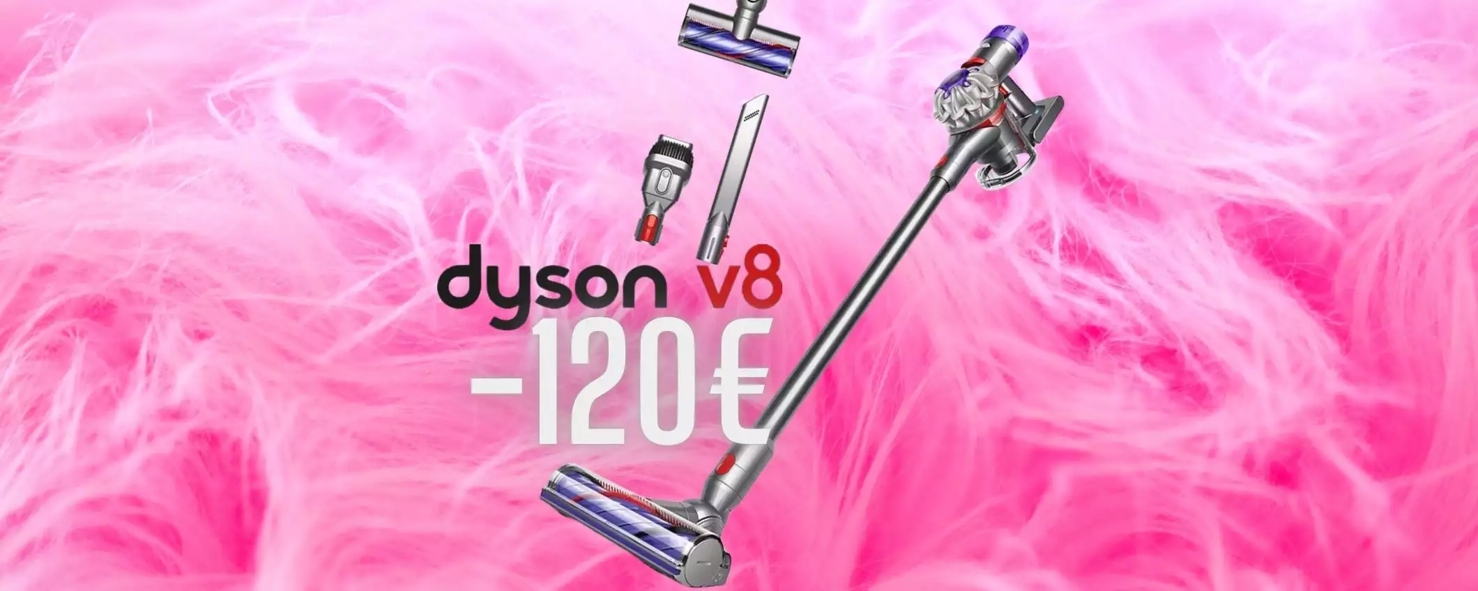 Dyson V8 Advanced: l'epica scopa elettrica in super sconto di 120€