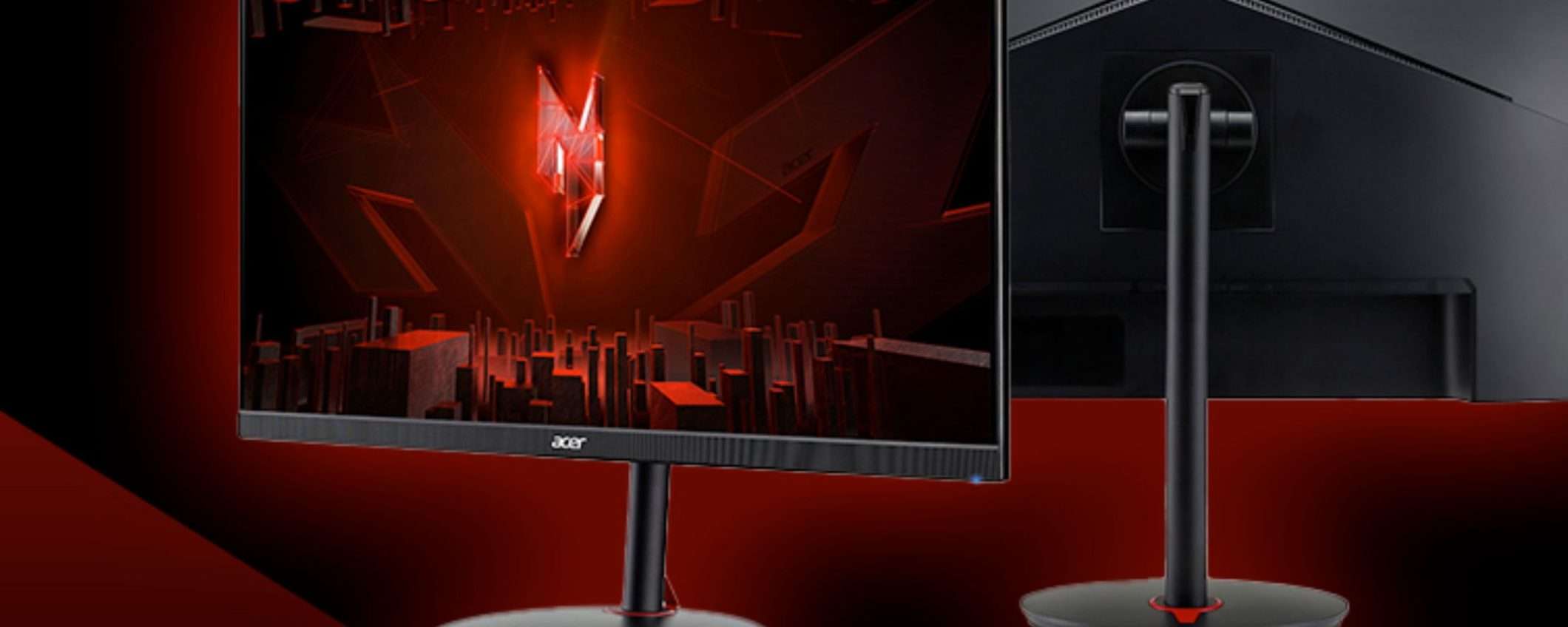 Gioca al MASSIMO con il monitor da gaming Acer WQHD da 27