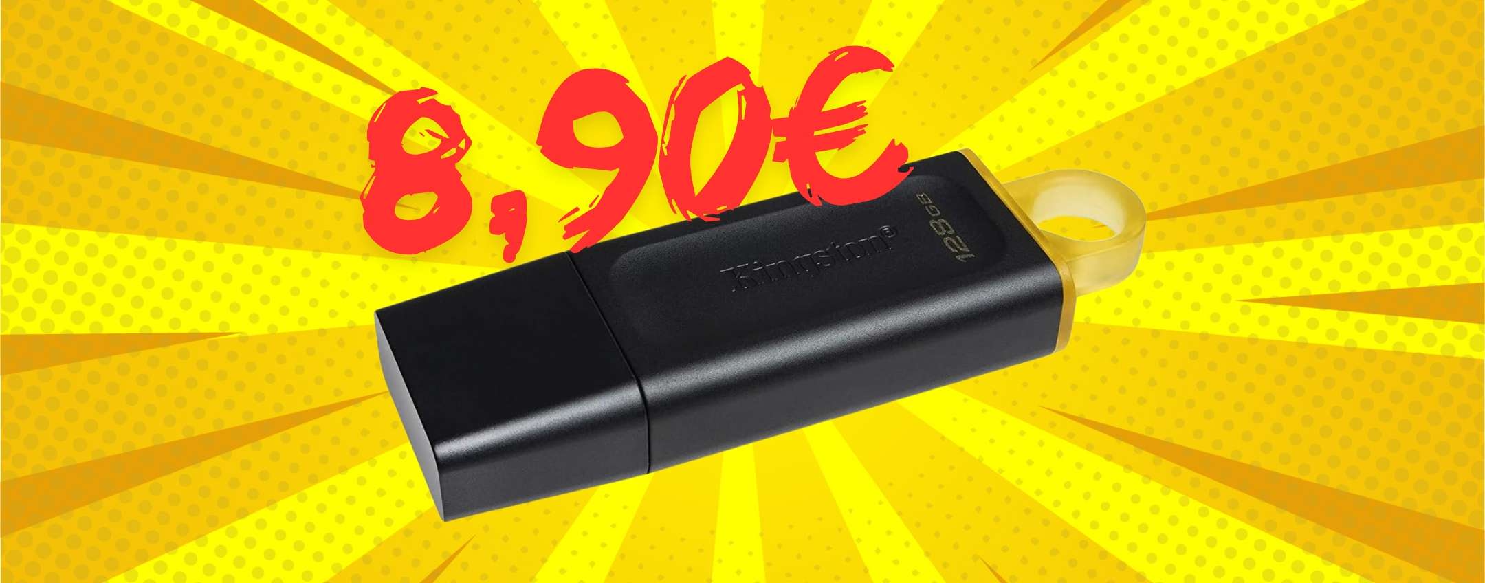 Kingston DataTraveler Exodia da 128GB: chiavetta USB velocissima a 8,90€